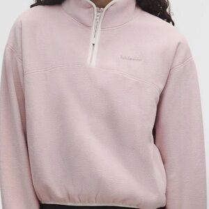 Lululemon Tumbled Half-Zip Fleece Pullover PINK
